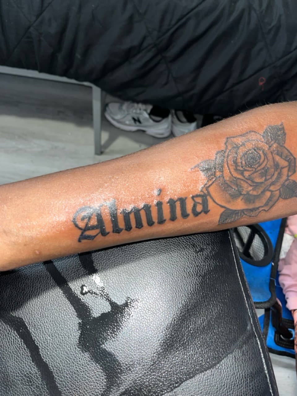 Script + Lettering name tattoo on Forearm by getrighwliy on TattMe