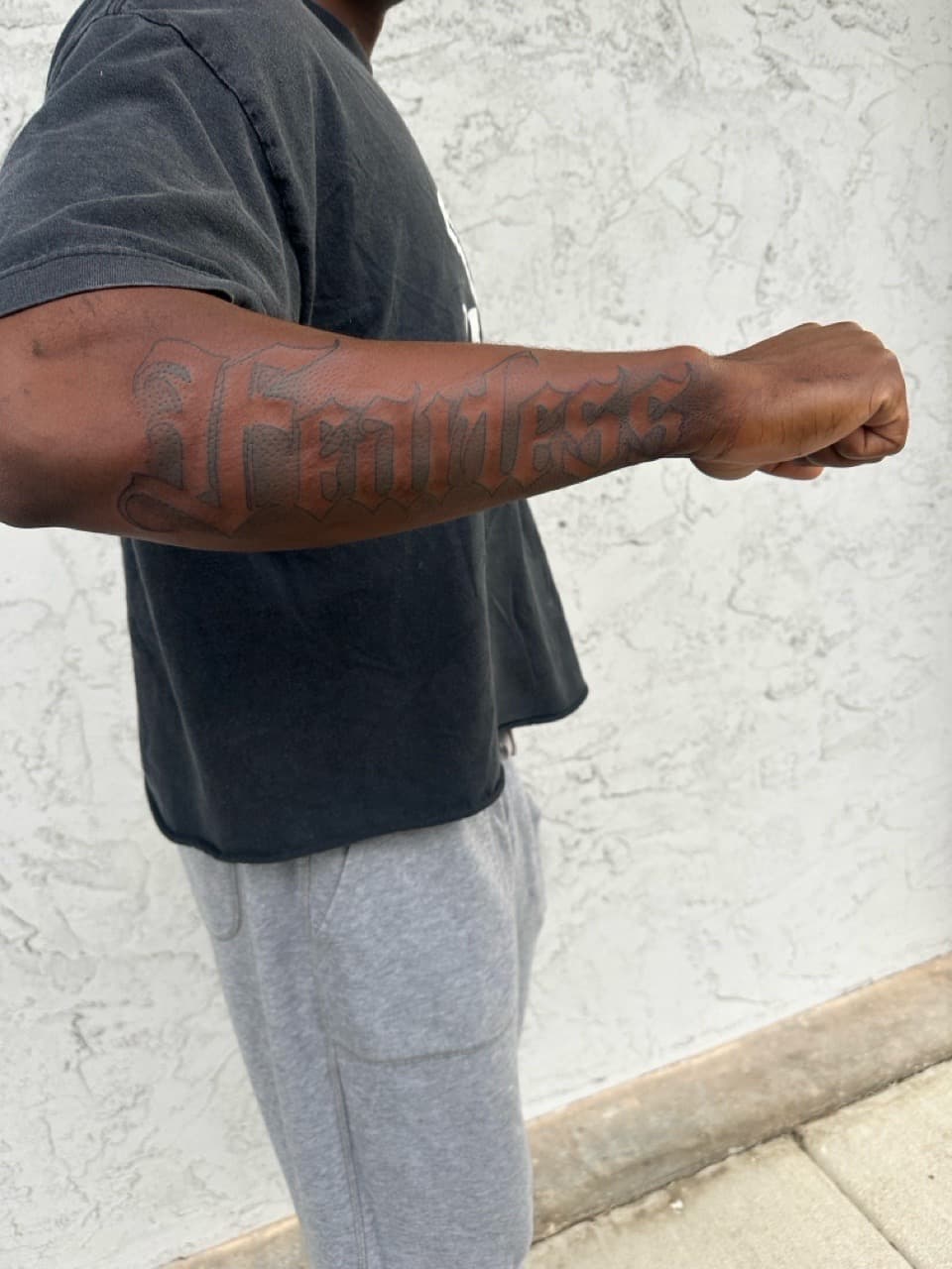 Lettering + Script font tattoo on Forearm by Inkbyj on TattMe