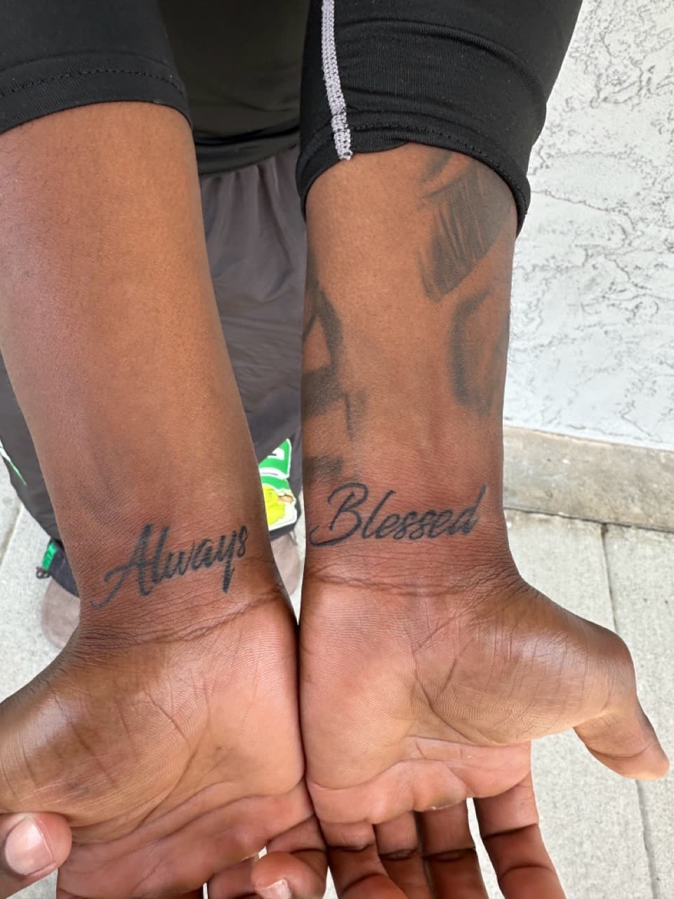 Lettering + Script always tattoo on Wrist by Inkbyj on TattMe