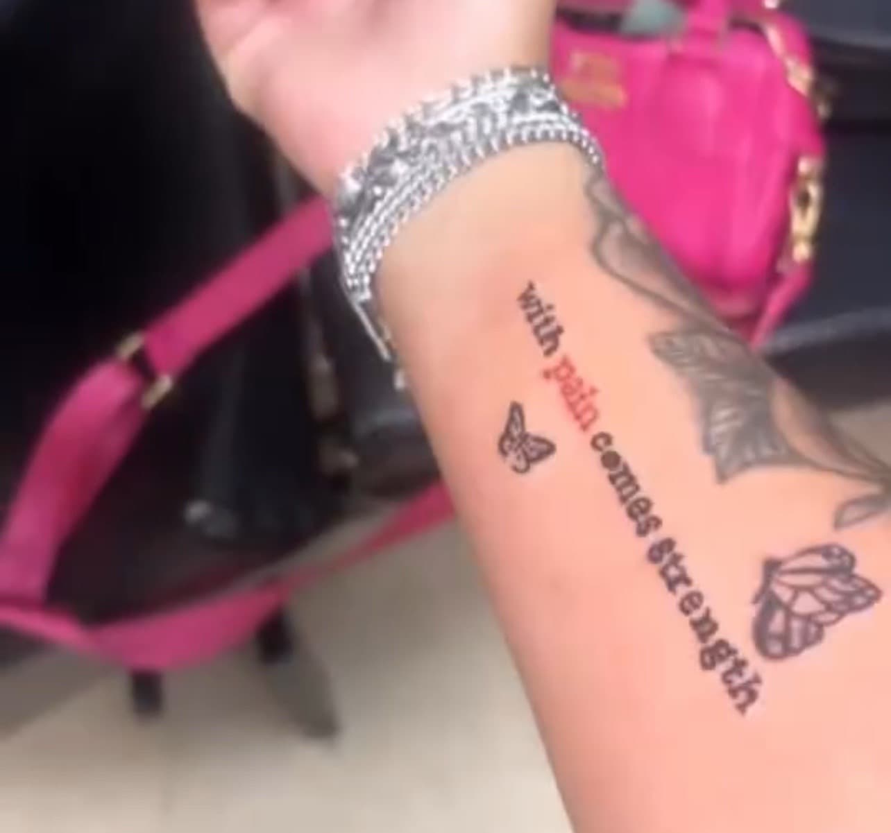 Lettering + Script quote tattoo on Forearm by InkedByKellz on TattMe