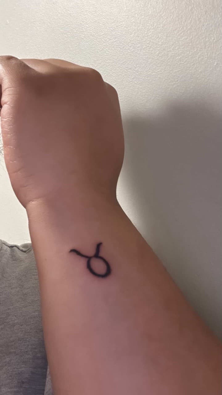 Fine Line + Minimalist taurus tattoo on Forearm by InkedByKellz on TattMe
