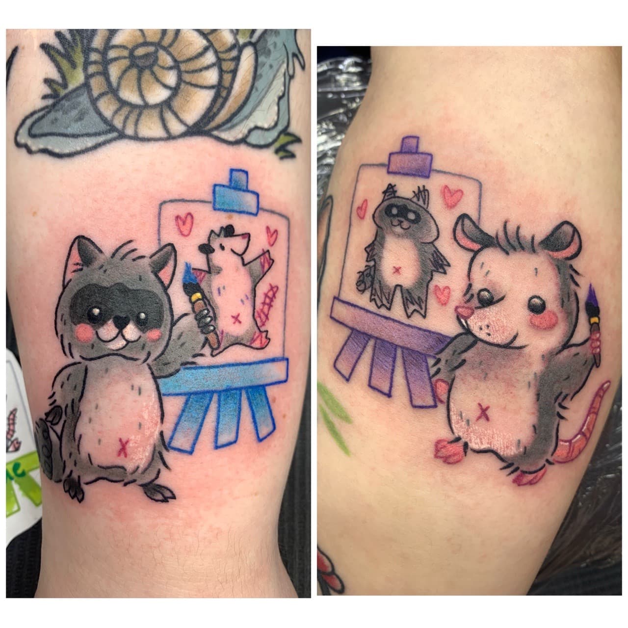 Color + Illustrative mouse tattoo on Forearm by Mads_TwoTone_Roy on TattMe