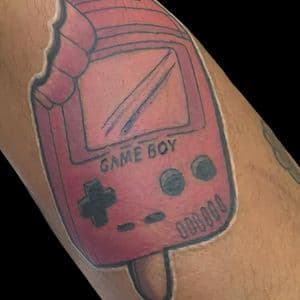 Color + Anime game boy, gamer, color, tattoo on Forearm by Bakerboyink on TattMe