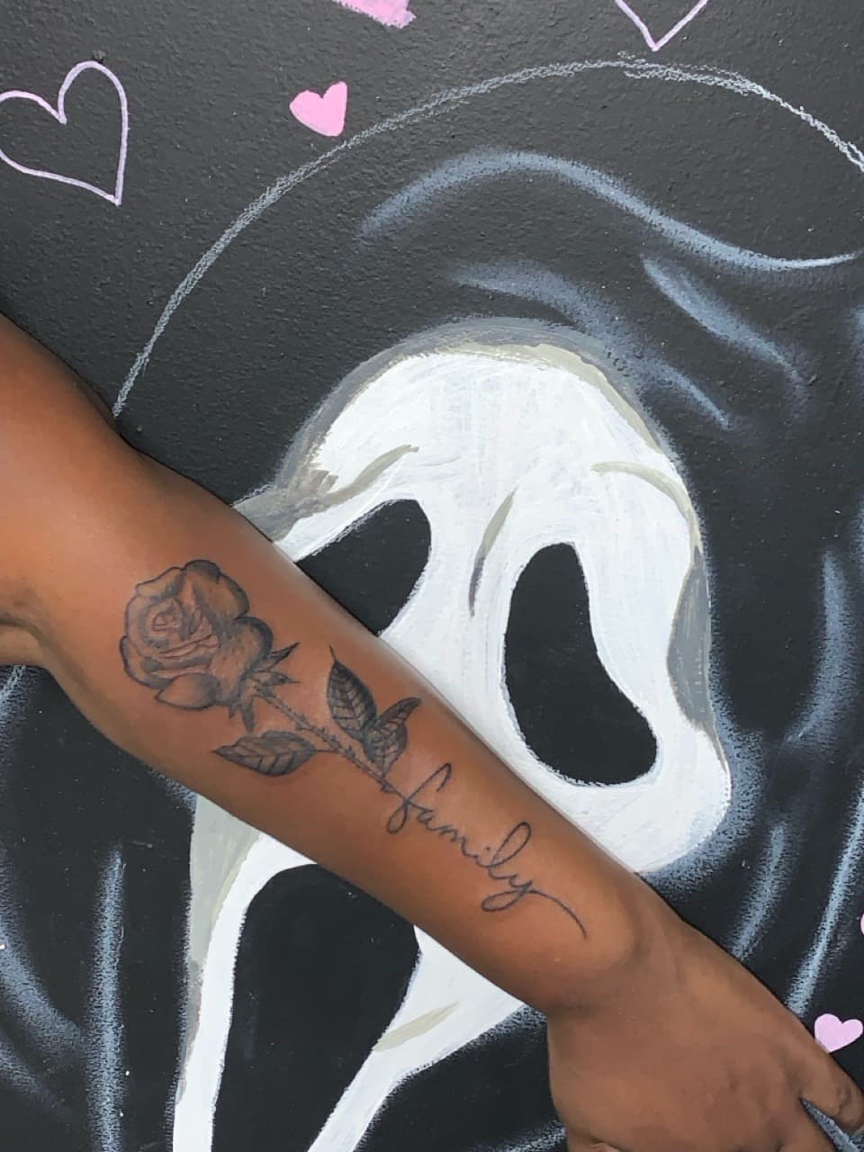 Fine Line + Black & Grey rose tattoo on Forearm by PIKAISSO on TattMe