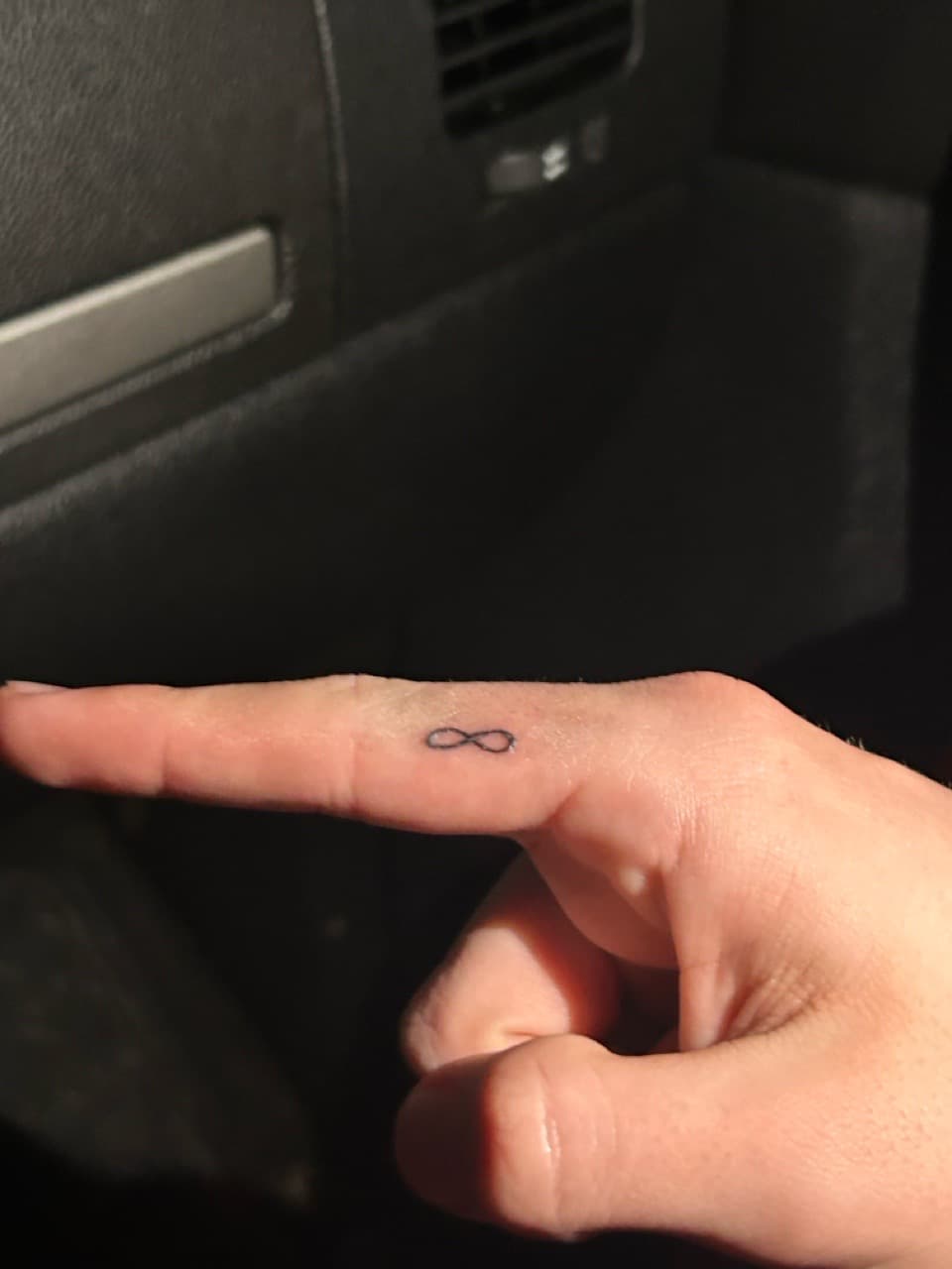 Fine Line + Minimalist infinity tattoo on Fingers by b13nk on TattMe