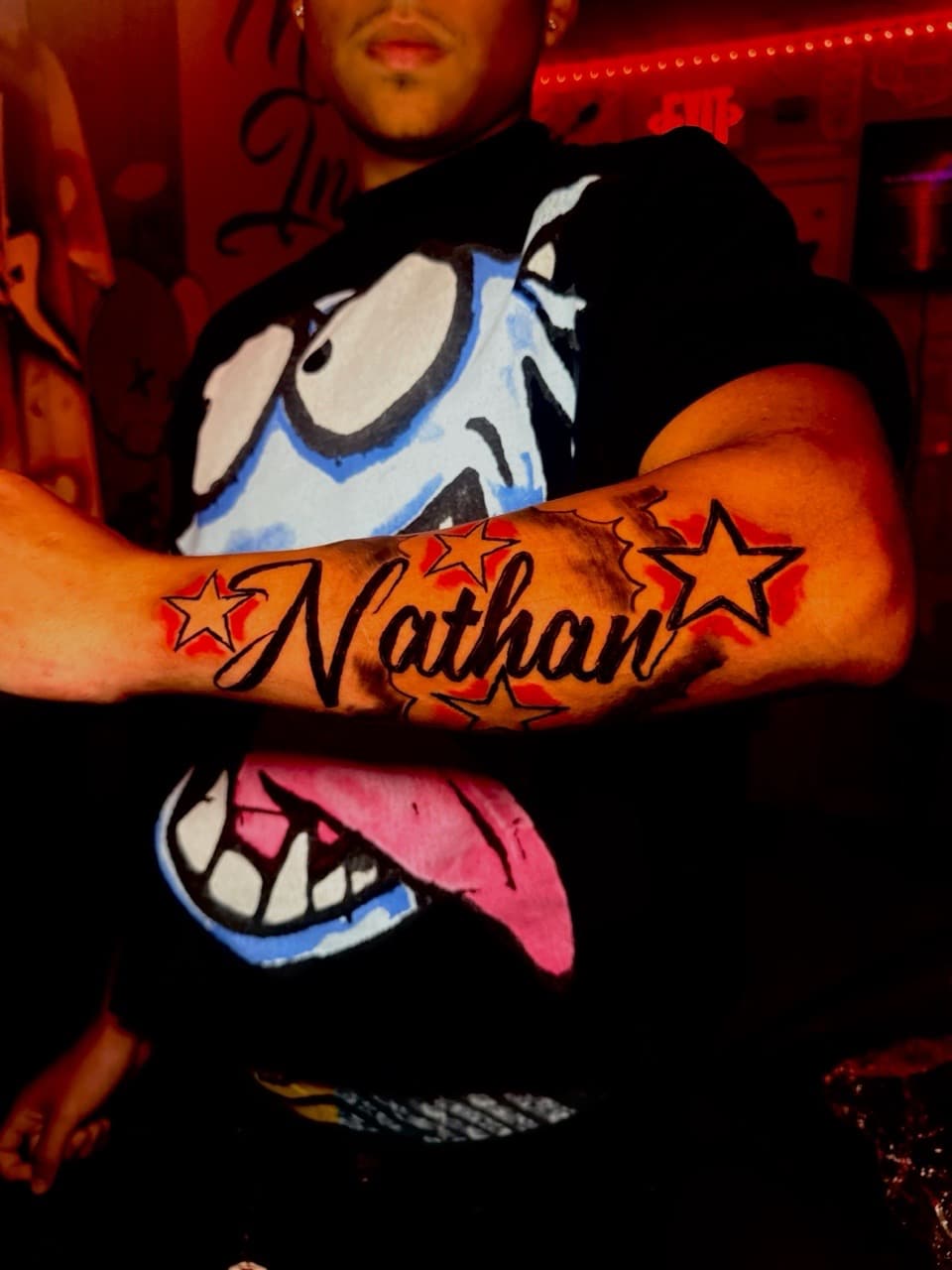Lettering + Script name tattoo on Forearm by Inkbyjmoney on TattMe