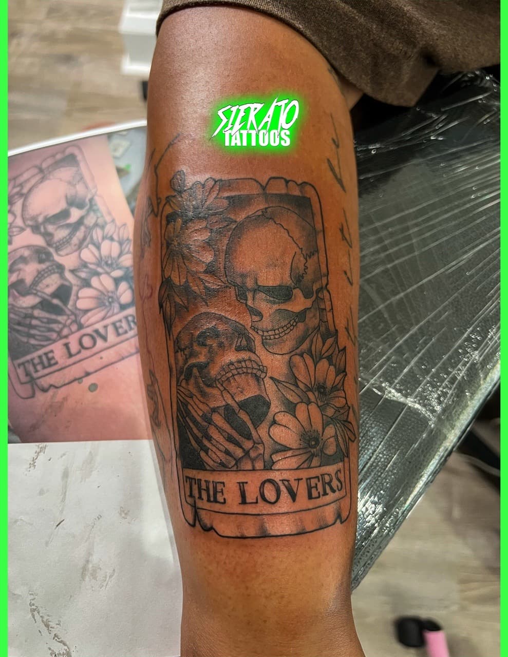 Black & Grey + Illustrative skulls tattoo on Forearm by Sierato_Tattoos on TattMe