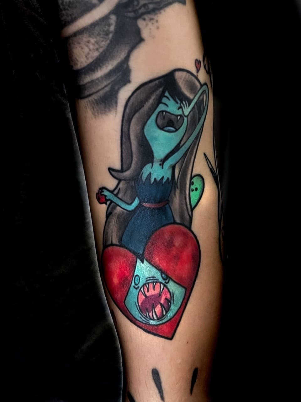 New School + Cartoon marceline tattoo on Forearm by Sierato_Tattoos on TattMe