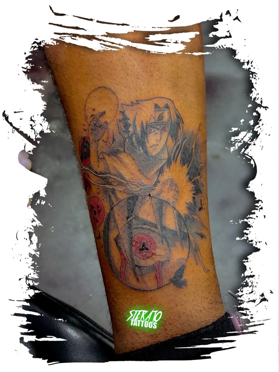 Anime + Illustrative anime character tattoo on Forearm by Sierato_Tattoos on TattMe
