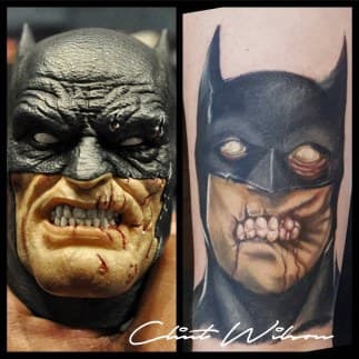 Realism + Photo Realism batman tattoo on Forearm by Clint_Wilson on TattMe