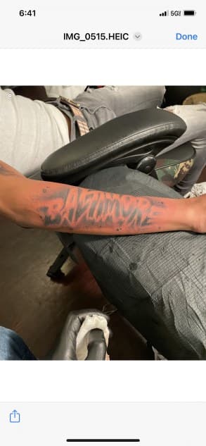 Lettering + Script font tattoo on Forearm by Torian_Benns on TattMe