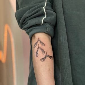 Black & Grey + Fine Line samara tattoo on Forearm by cozinks on TattMe