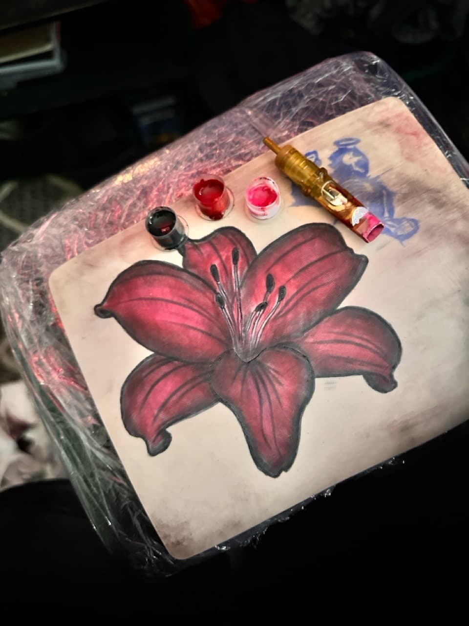 Floral + Color flower tattoo by RoxkTouch on TattMe