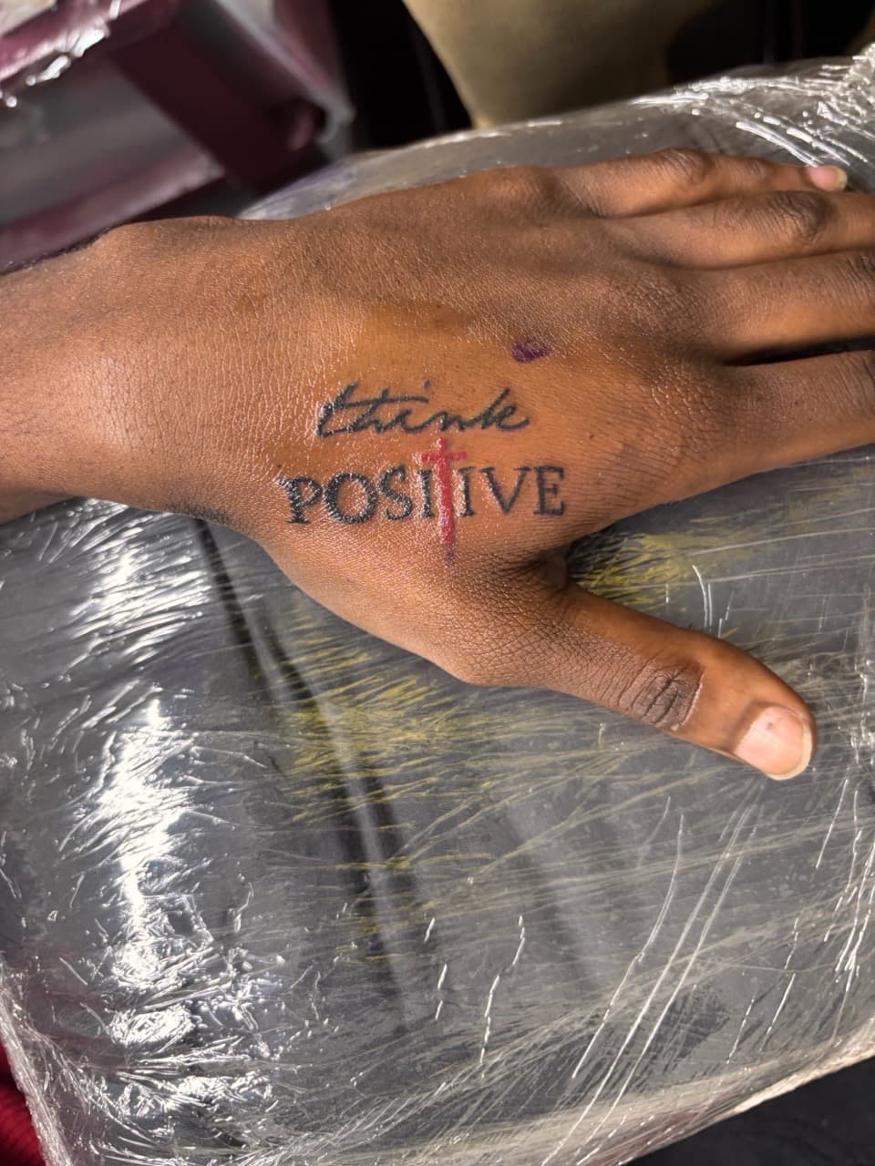 Lettering + Script words tattoo on Hand by zatatem on TattMe
