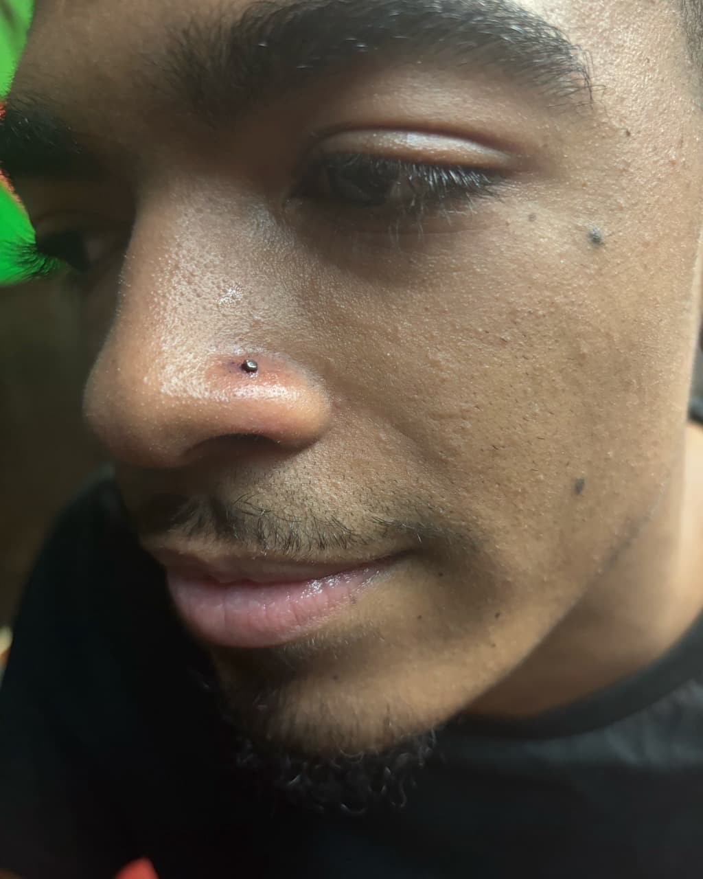 nose tattoo on Face by Mona_Lisa on TattMe