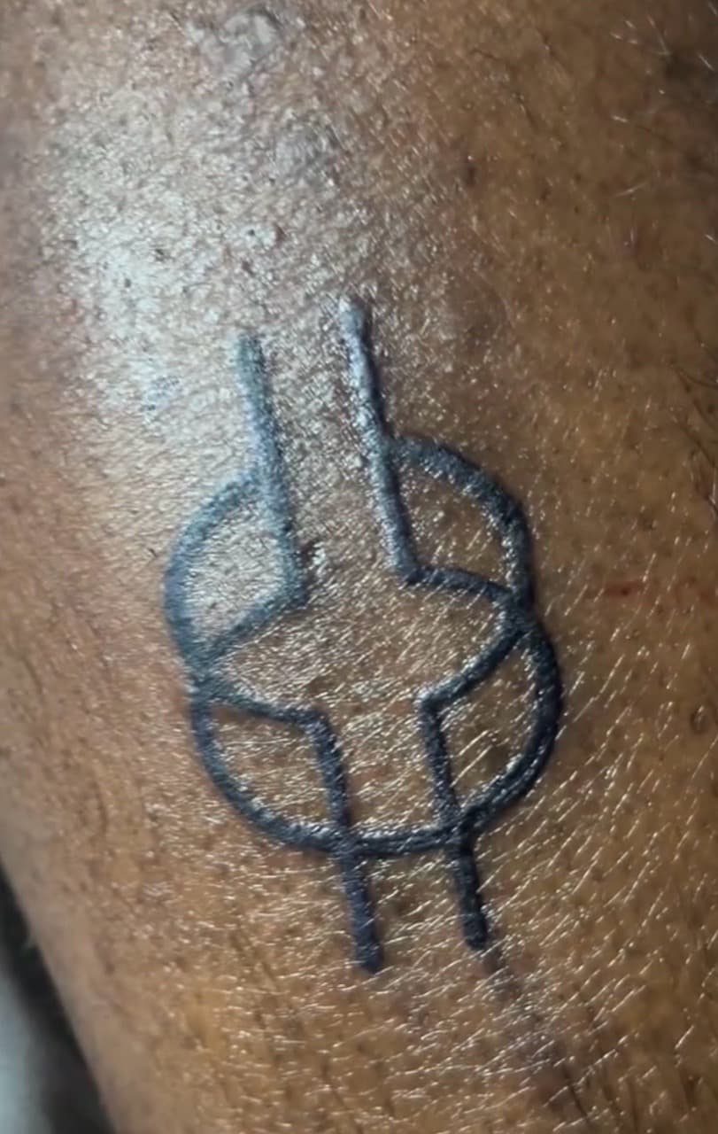 Geometric + Black-work knot tattoo by Mona_Lisa on TattMe