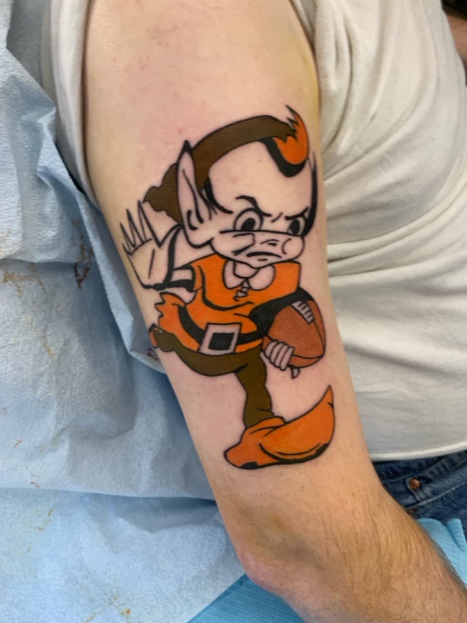 New School + Pop Culture brownie elf tattoo on Forearm by Modest_Ink_Ellz on TattMe