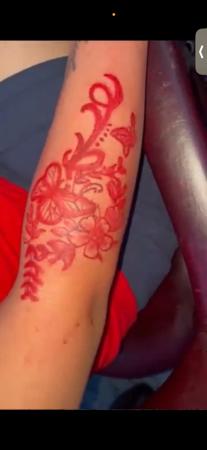 Floral + Color flowers tattoo on Forearm by Quis on TattMe