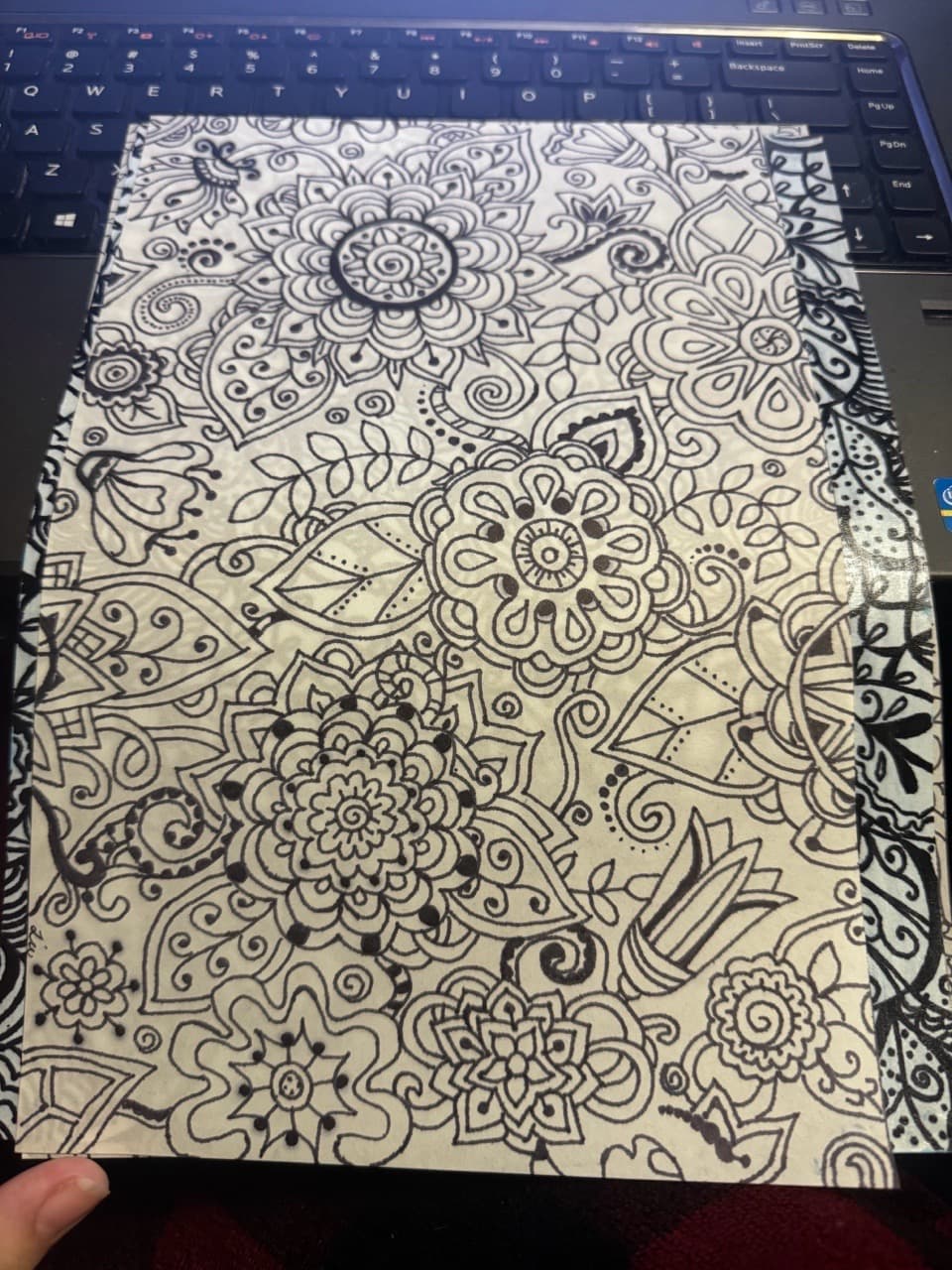 Black-work + Mandala pattern tattoo by Jaq_Jaq on TattMe