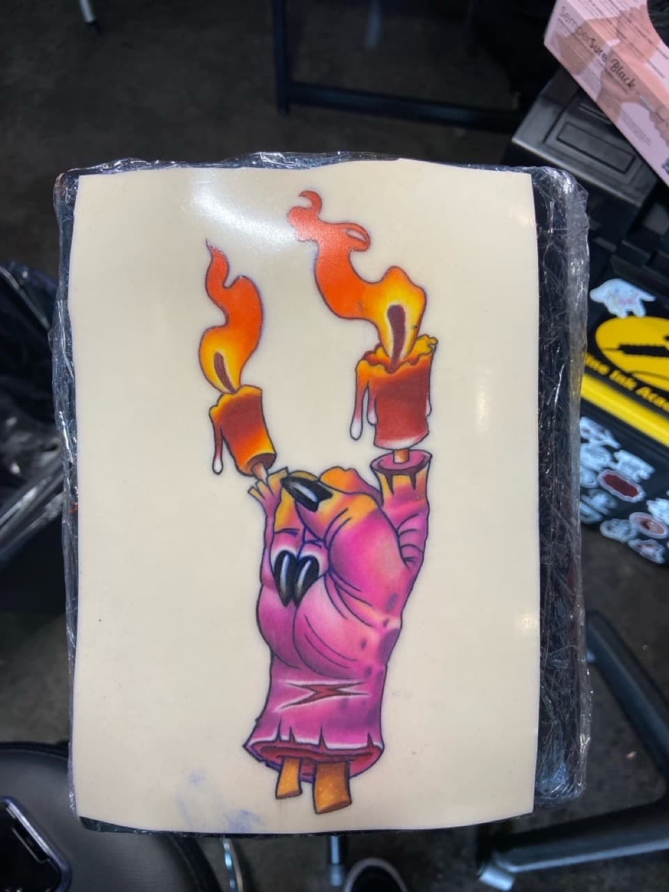 New School + Color hand tattoo by Jniceinkz on TattMe