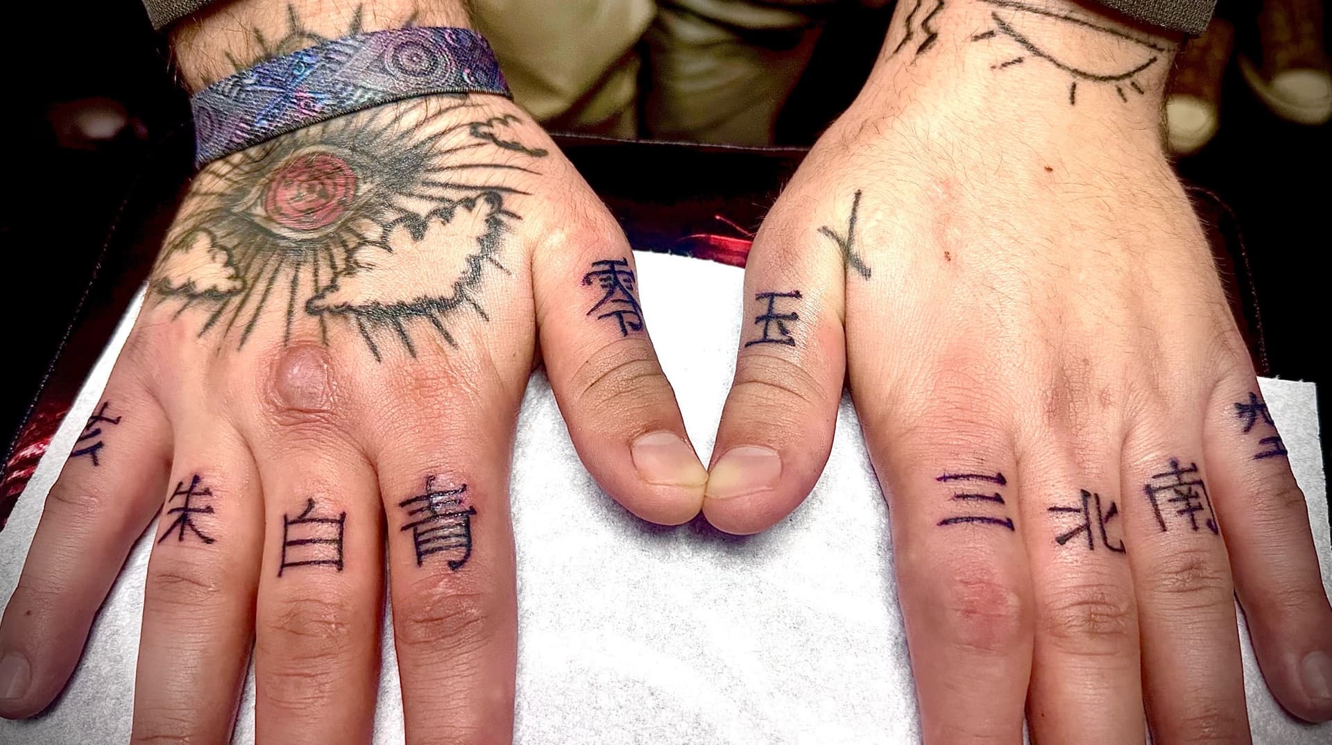 Fine Line + Black-work eye tattoo on Hand by Taking_Art_2_The_Streets_1 on TattMe