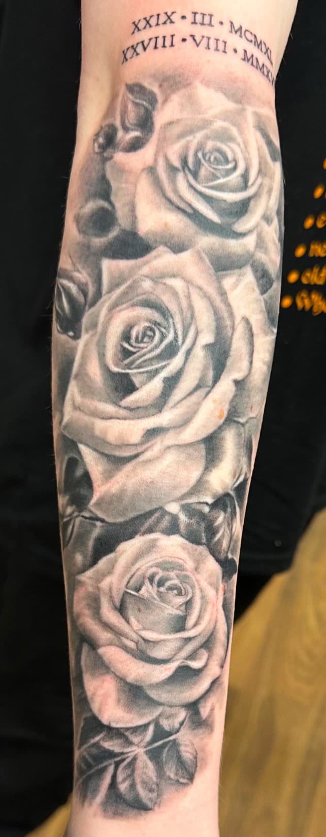 Floral + Realism roses tattoo on Forearm by Taking_Art_2_The_Streets_1 on TattMe