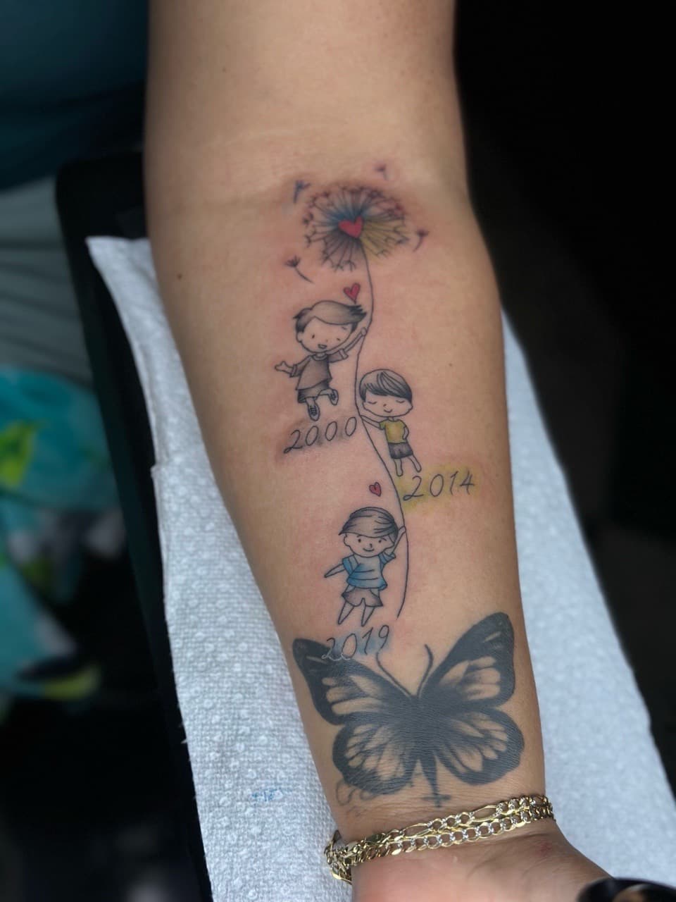 Fine Line + Illustrative dandelion tattoo on Forearm by SalinasTatto on TattMe