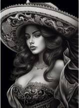 Illustrative + Black & Grey woman tattoo by Blessed_Ink_Therapy on TattMe
