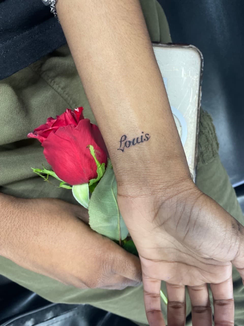 Lettering + Script name tattoo on Wrist by Princessyz_Ink on TattMe