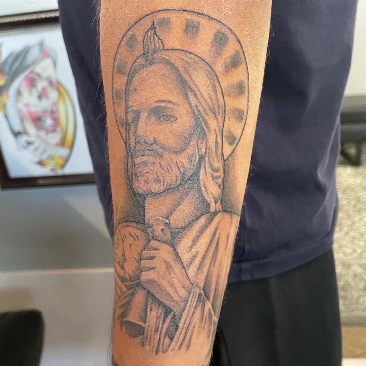 Black & Grey + Illustrative man tattoo on Forearm by Dark_Alchemy_Studios on TattMe
