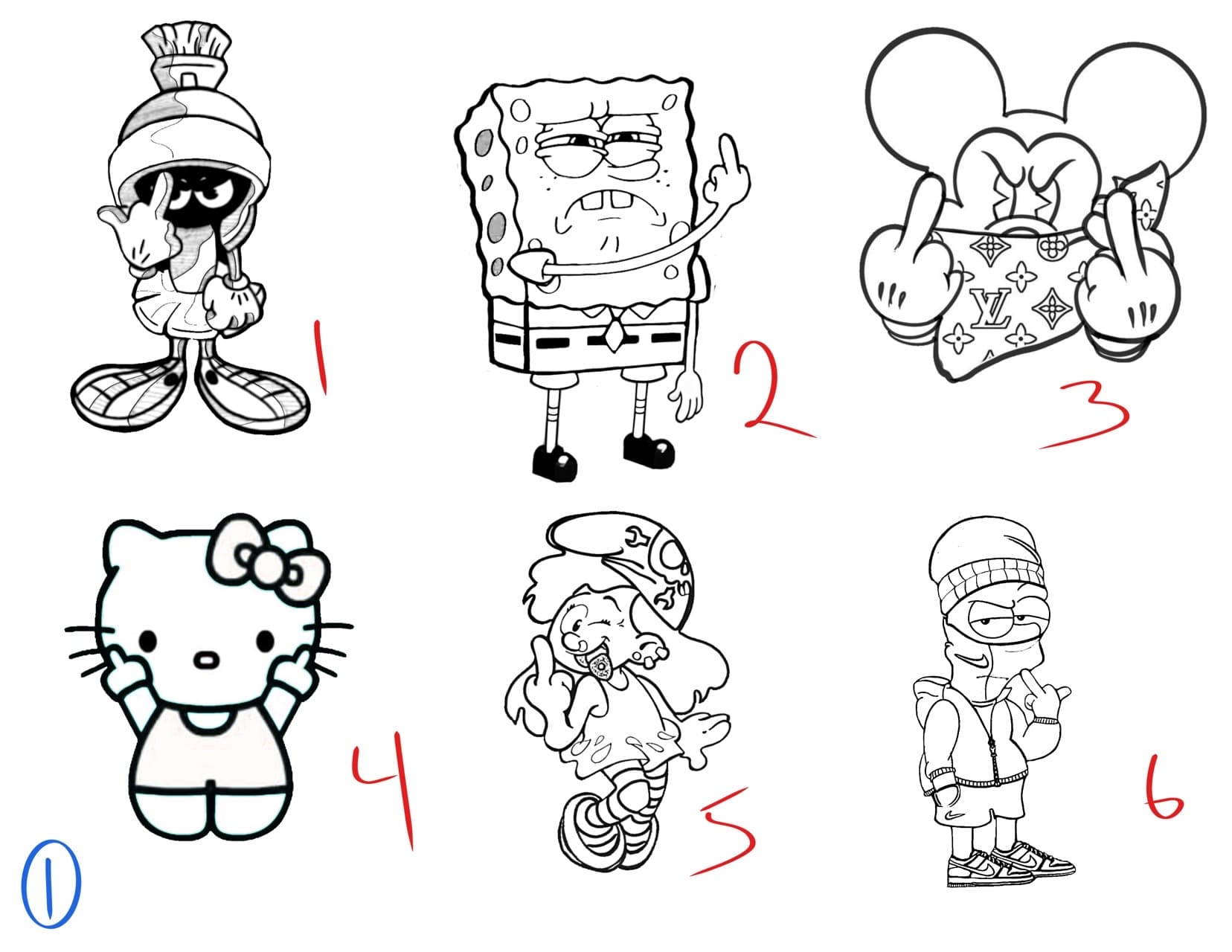 Cartoon + Line-work cartoons tattoo by Kaapt3ntattoos on TattMe