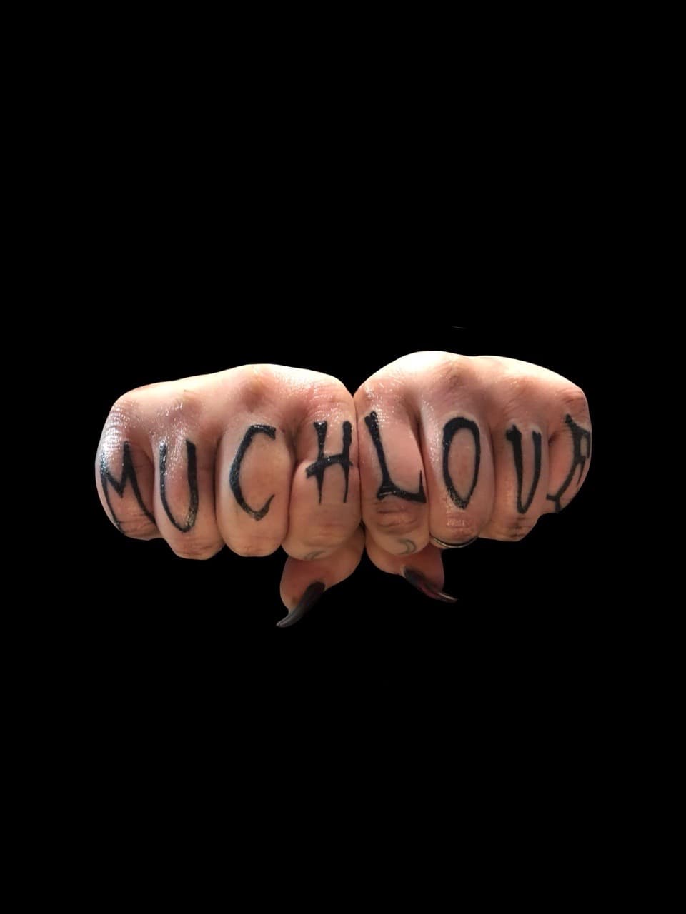 Lettering + Script knuckles tattoo on Fingers by all_saints_social on TattMe