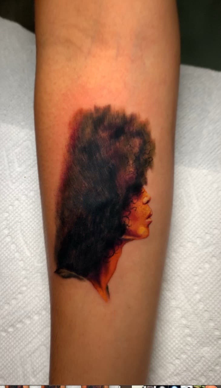 Realism + Portrait Realism woman tattoo on Forearm by J.R._Outlaw on TattMe