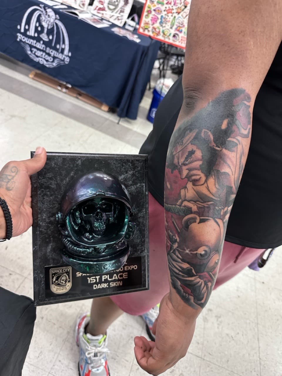 Illustrative + Color samurai tattoo on Forearm by J.R._Outlaw on TattMe