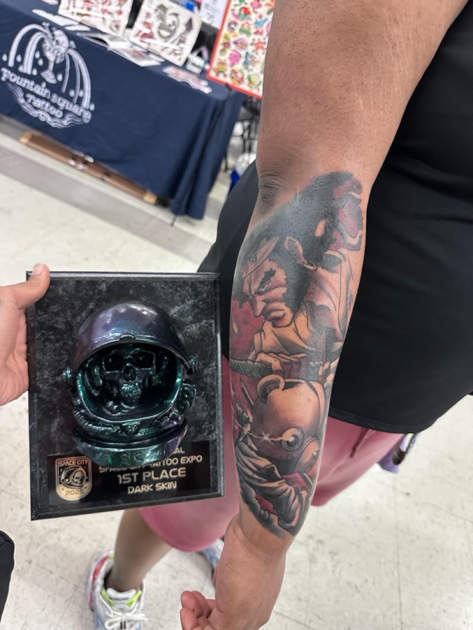 Neo-Traditional + Illustrative samurai tattoo on Forearm by J.R._Outlaw on TattMe
