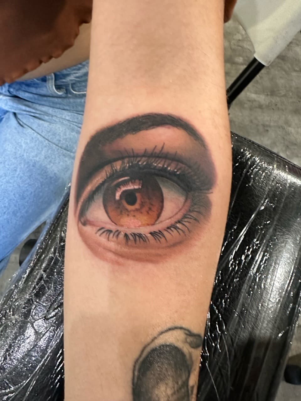 Realism + Photo Realism eye tattoo on Forearm by J.R._Outlaw on TattMe