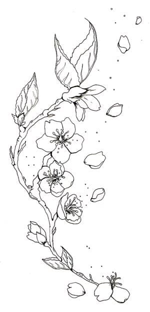 Floral + Line-work flowers tattoo by mimsey_ink on TattMe