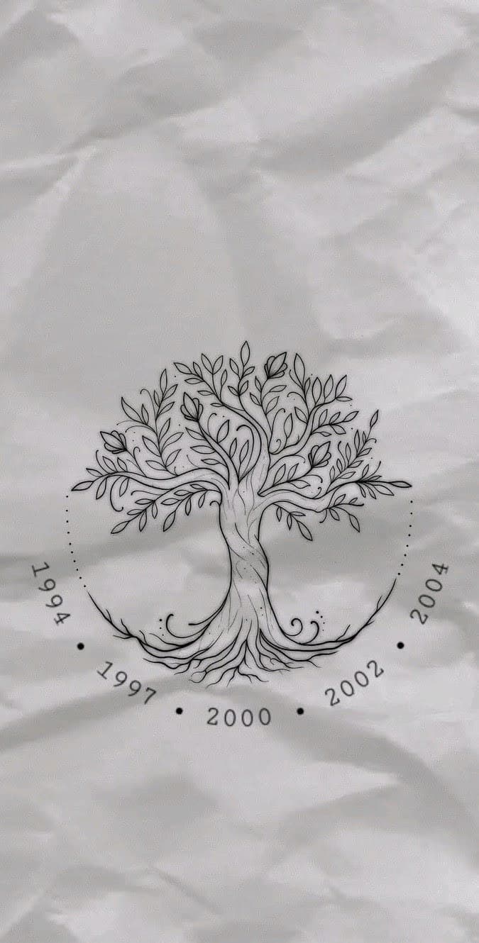 Fine Line + Line-work tree tattoo by mimsey_ink on TattMe
