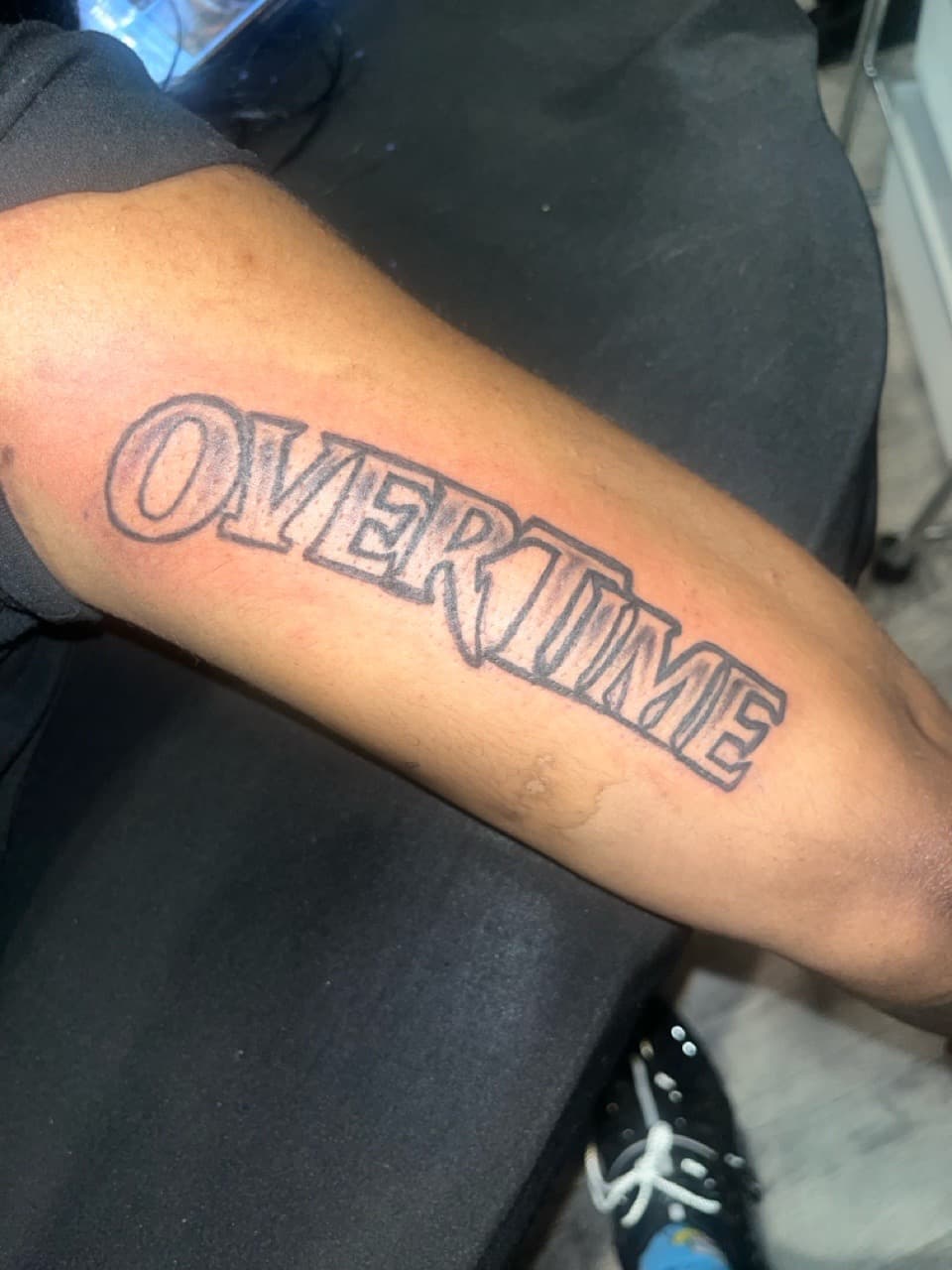 Lettering + Black & Grey letters tattoo on Forearm by staylitink on TattMe