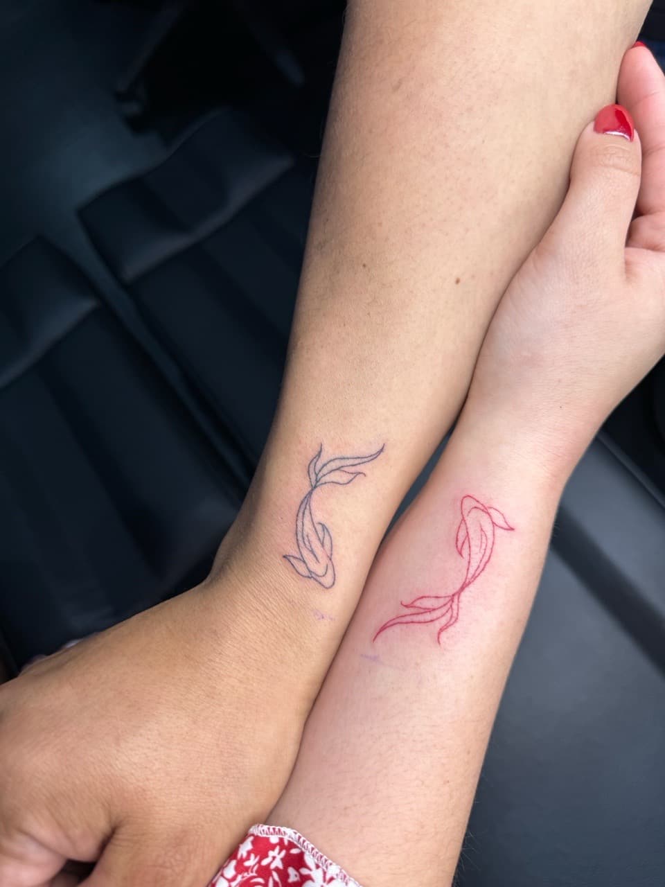 Fine Line + Minimalist fish tattoo on Forearm by xRay_The_Artist on TattMe