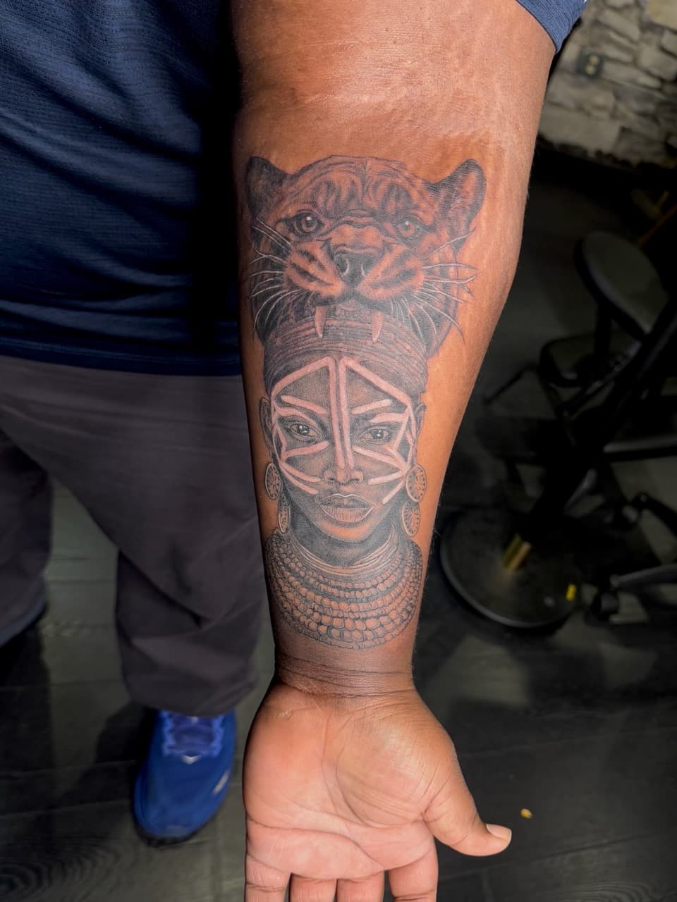 Black & Grey + Realism woman tattoo on Forearm by xRay_The_Artist on TattMe