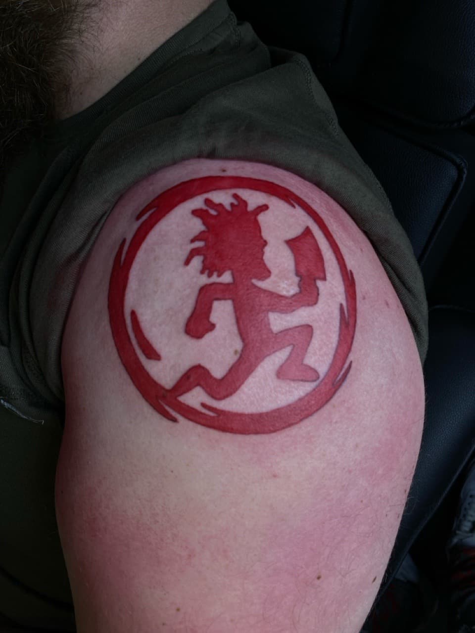 Color + Pop Culture figure tattoo on Upper Arm by xRay_The_Artist on TattMe