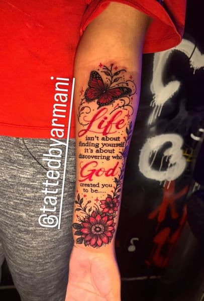 Illustrative + Color butterfly tattoo on Forearm by Quiet_Tattoo_Artist on TattMe