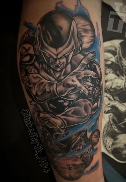 Anime + Illustrative anime character tattoo on Forearm by Inked_By_Tk on TattMe