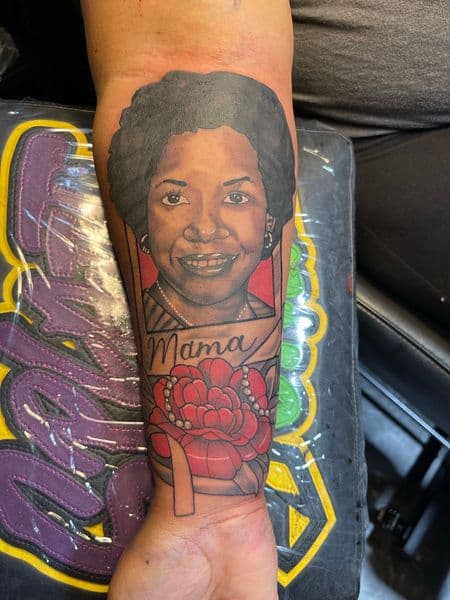 Portrait + Realism woman tattoo on Forearm by splattedby_BG on TattMe
