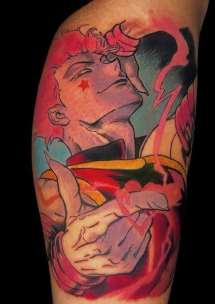 Anime + Color anime character tattoo on Upper Arm by Yaya on TattMe