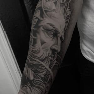 Black & Grey + Realism sculpture tattoo on Forearm by Tattoos_By_Danny_Cruz on TattMe