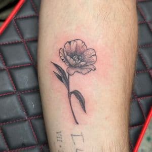 Fine Line flower tattoo on Forearm by InkedbyJunior on TattMe