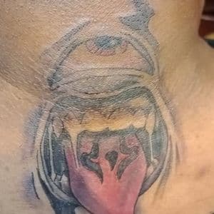 Anime jujutsu kaisen tattoo on Neck (Back) by Prophesa_ink on TattMe