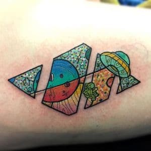 Illustrative + Color planets tattoo on Forearm by LastWordArtistryInk on TattMe
